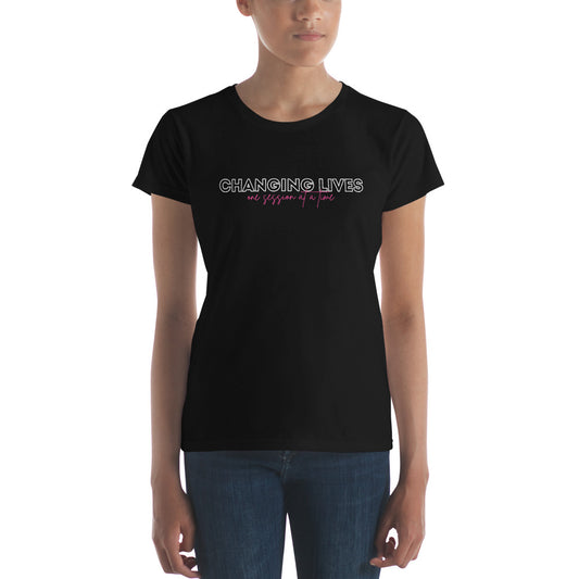 Changing Lives One Session at a Time Nurse T-Shirt